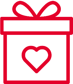 Box with heart